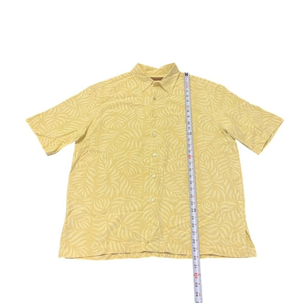 Tori Richard Men’s Silk Hawaiian Shirt XL‎ Yellow Hawaiian Lightweight Tropical - Picture 4 of 7